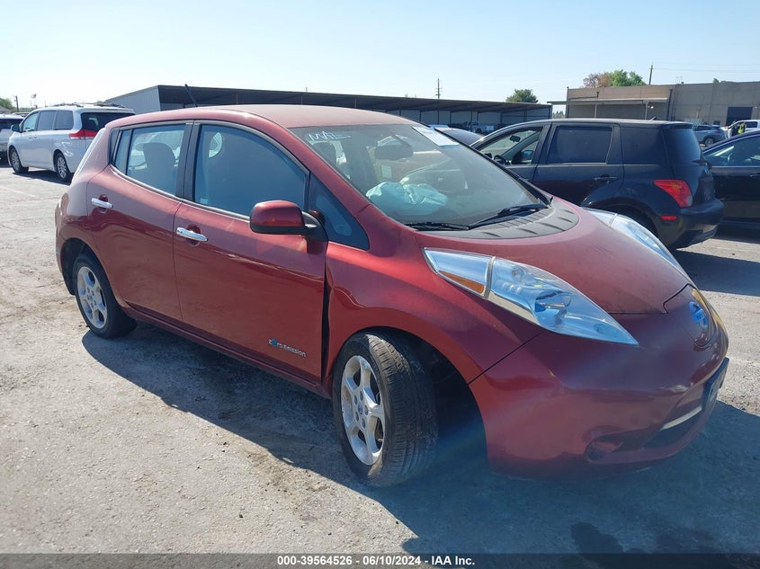 2013 Nissan Leaf Sv VIN: 1N4AZ0CP8DC414267 Lot: 39564526