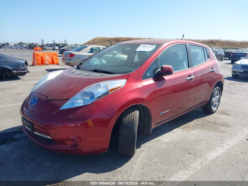 2013 Nissan Leaf Sv VIN: 1N4AZ0CP8DC414267 Lot: 39564526