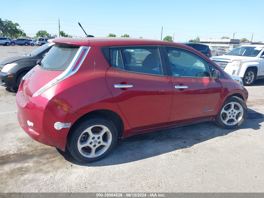 2013 Nissan Leaf Sv VIN: 1N4AZ0CP8DC414267 Lot: 39564526