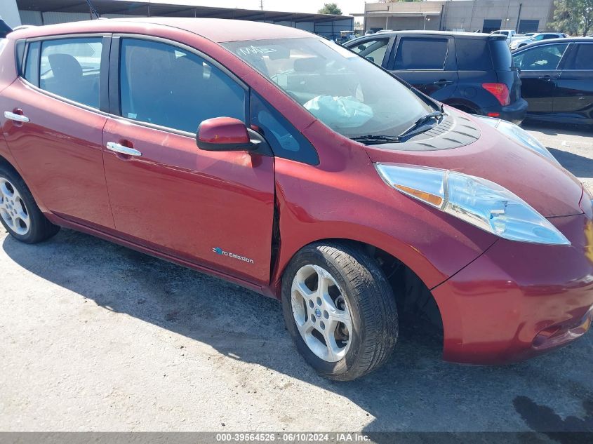 2013 Nissan Leaf Sv VIN: 1N4AZ0CP8DC414267 Lot: 39564526