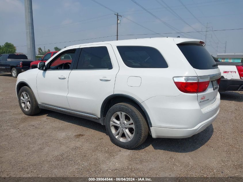 2013 Dodge Durango Sxt VIN: 1C4RDHAG2DC512076 Lot: 39564544