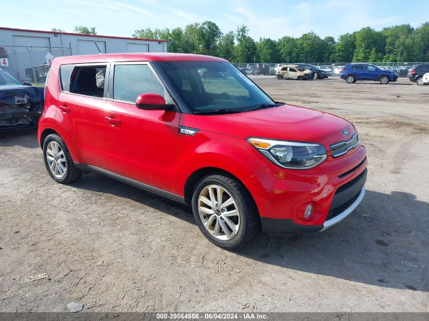 2018 Kia Soul + VIN: KNDJP3A51J7539117 Lot: 39564556