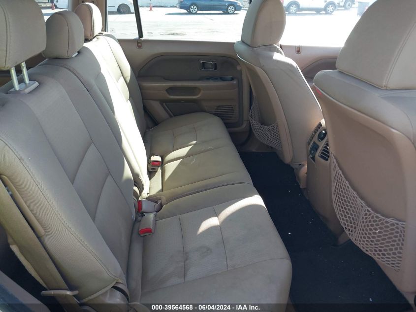 2007 Honda Pilot Lx VIN: 5FNYF181X7B031126 Lot: 39564568