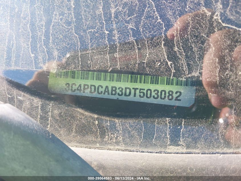 2013 Dodge Journey Cvp/Se Plus VIN: 3C4PDCAB3DT503082 Lot: 39564583
