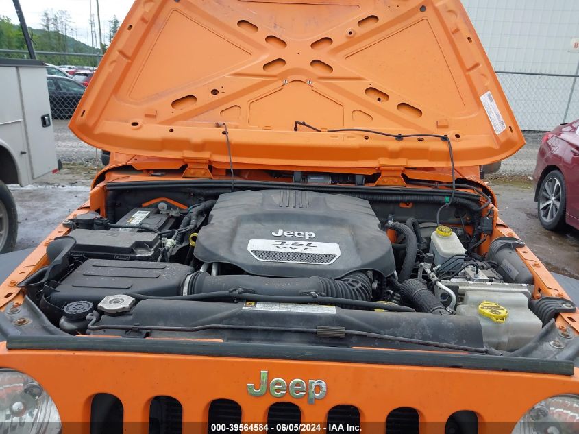 2012 Jeep Wrangler Unlimited Sport VIN: 1C4BJWDG8CL147525 Lot: 39564584