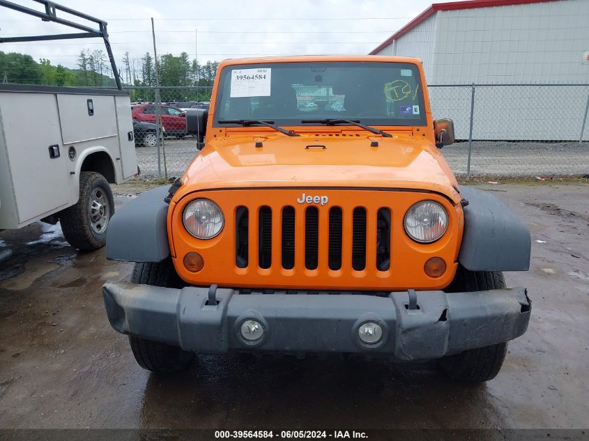 2012 Jeep Wrangler Unlimited Sport VIN: 1C4BJWDG8CL147525 Lot: 39564584