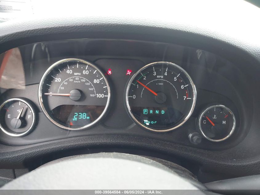 2012 Jeep Wrangler Unlimited Sport VIN: 1C4BJWDG8CL147525 Lot: 39564584