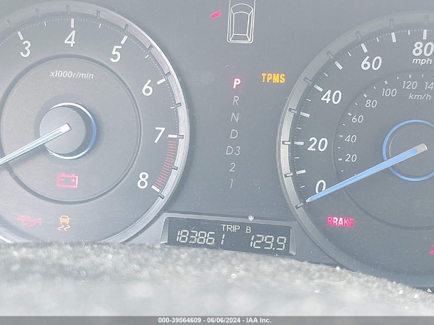 2012 Honda Crosstour 2.4 Ex VIN: 5J6TF3H33CL001815 Lot: 39564609