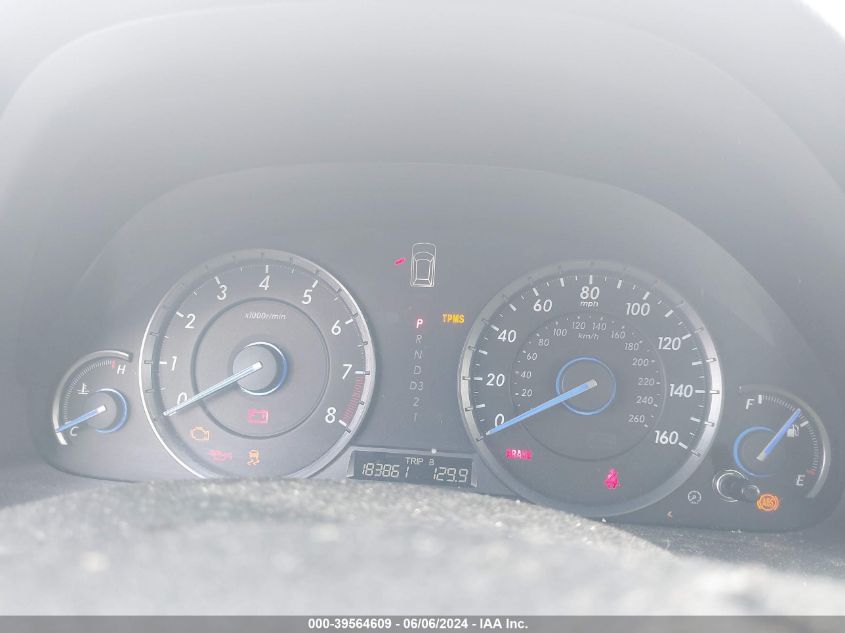 2012 Honda Crosstour 2.4 Ex VIN: 5J6TF3H33CL001815 Lot: 39564609