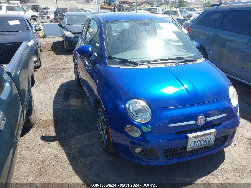 2012 Fiat 500 Sport VIN: 3C3CFFBR4CT211496 Lot: 39564624