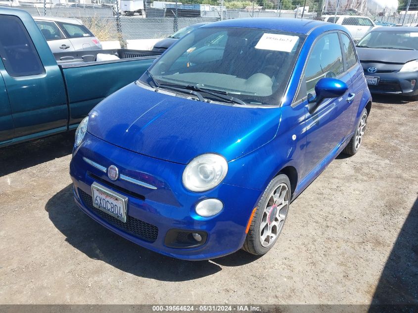 2012 Fiat 500 Sport VIN: 3C3CFFBR4CT211496 Lot: 39564624