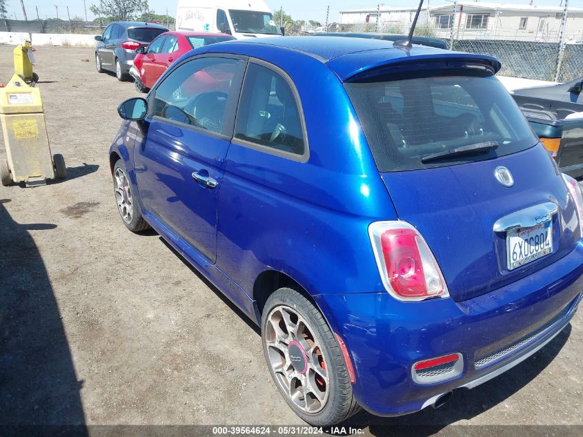 2012 Fiat 500 Sport VIN: 3C3CFFBR4CT211496 Lot: 39564624