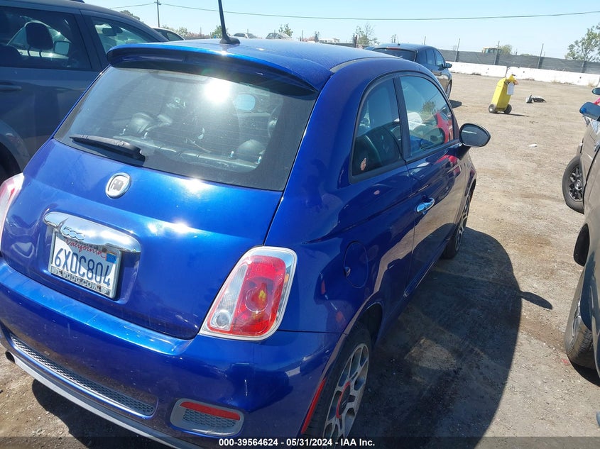 2012 Fiat 500 Sport VIN: 3C3CFFBR4CT211496 Lot: 39564624