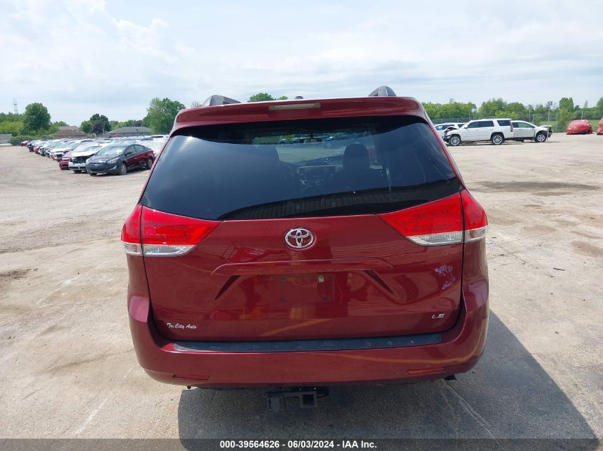 2011 Toyota Sienna Le V6 VIN: 5TDKK3DC9BS140301 Lot: 39564626