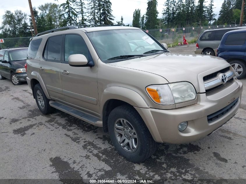 2006 Toyota Sequoia Limited V8 VIN: 5TDBT48A06S263762 Lot: 39564640