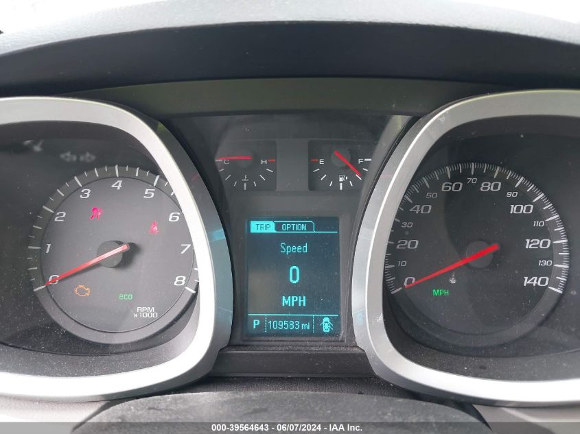 2013 Chevrolet Equinox 1Lt VIN: 2GNALDEK6D6278645 Lot: 39564643