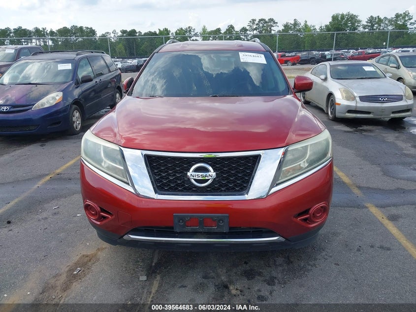 2013 Nissan Pathfinder Sv VIN: 5N1AR2MN2DC630498 Lot: 39564683