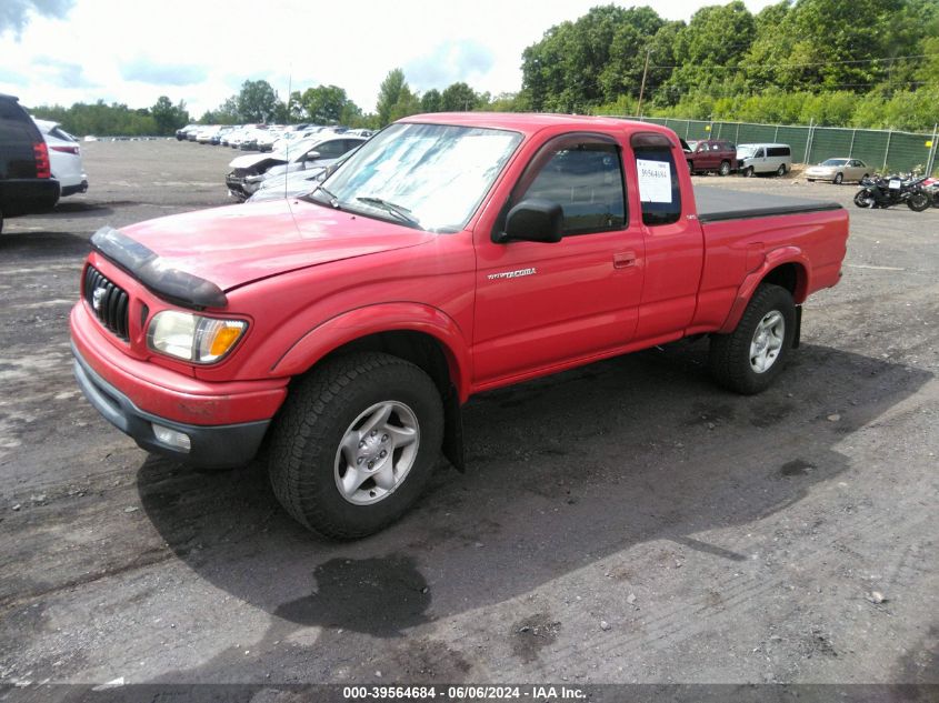 2002 Toyota Tacoma VIN: 5TEWM72N02Z087370 Lot: 39564684