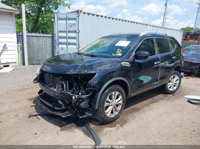 2016 Nissan Rogue Sv VIN: 5N1AT2MV3GC805511 Lot: 39564687