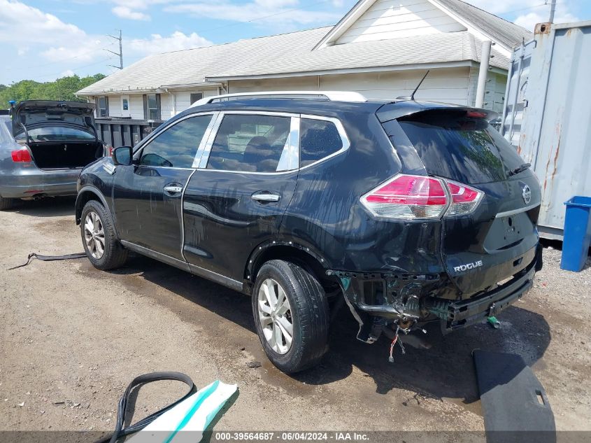 2016 Nissan Rogue Sv VIN: 5N1AT2MV3GC805511 Lot: 39564687