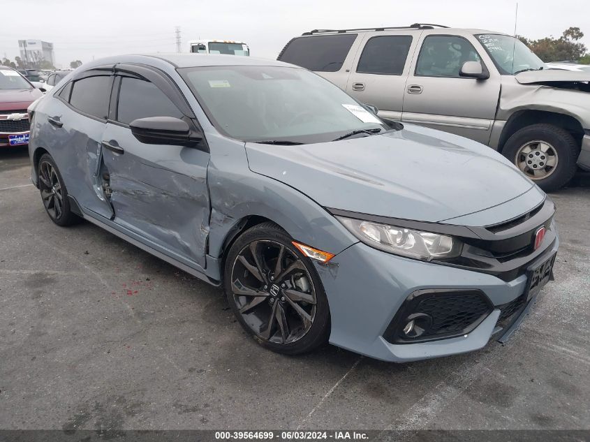 2019 Honda Civic Sport VIN: SHHFK7H45KU406766 Lot: 39564699