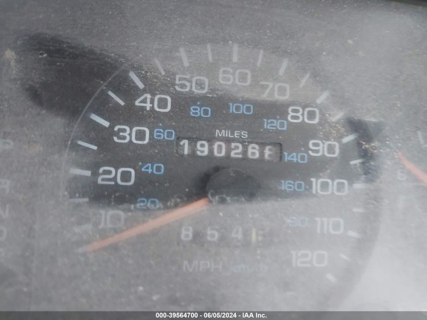 1996 Dodge Ram 1500 VIN: 3B7HF13Z4TG138898 Lot: 39564700