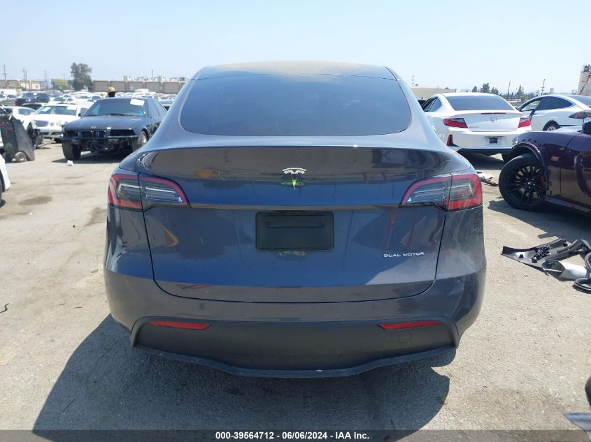 2023 Tesla Model Y Awd/Long Range Dual Motor All-Wheel Drive VIN: 7SAYGDEE2PF910029 Lot: 39564712