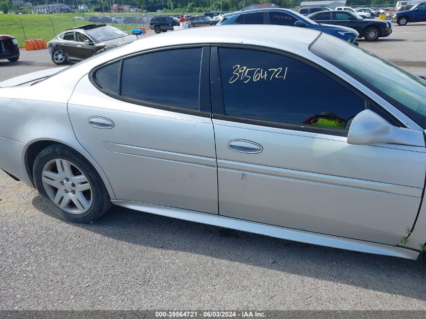 2005 Pontiac Grand Prix VIN: 2G2WP522351263715 Lot: 39564721