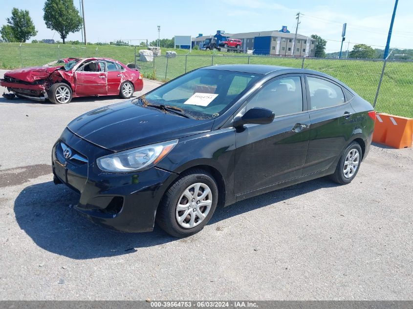 2013 Hyundai Accent Gls VIN: KMHCT4AE6DU561643 Lot: 39564753