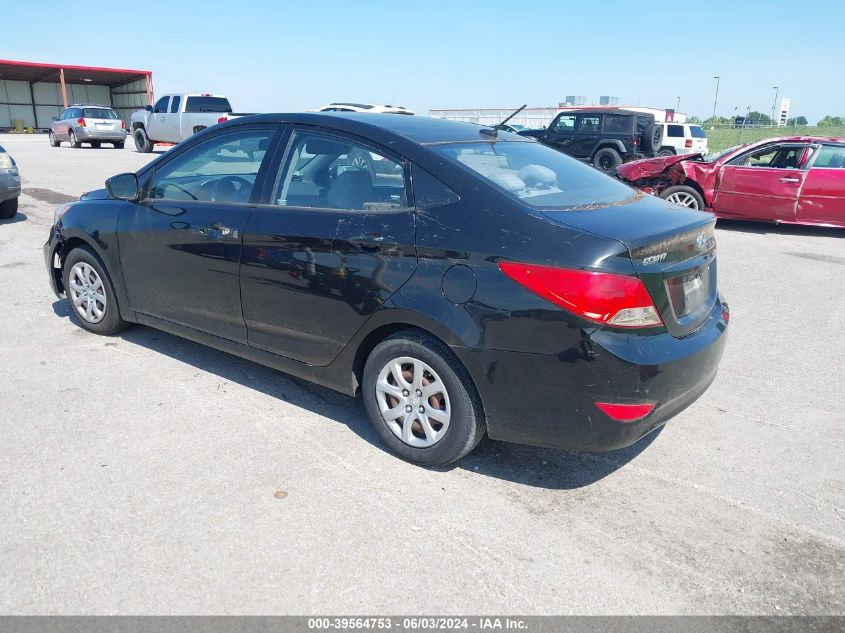 2013 Hyundai Accent Gls VIN: KMHCT4AE6DU561643 Lot: 39564753