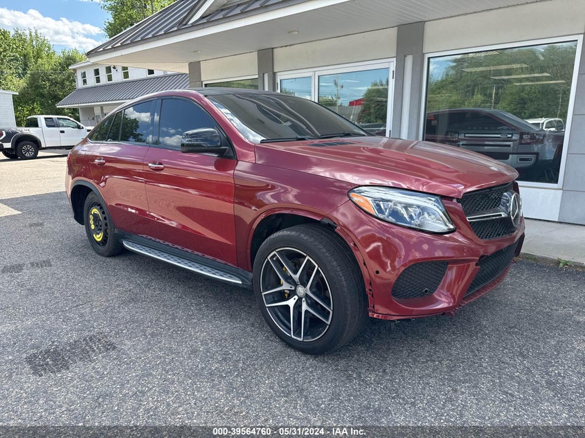 2016 Mercedes-Benz Gle Coupe 450 4Matic VIN: 4JGED6EB5GA024981 Lot: 39564760