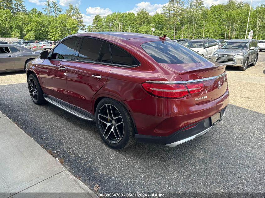 2016 Mercedes-Benz Gle Coupe 450 4Matic VIN: 4JGED6EB5GA024981 Lot: 39564760
