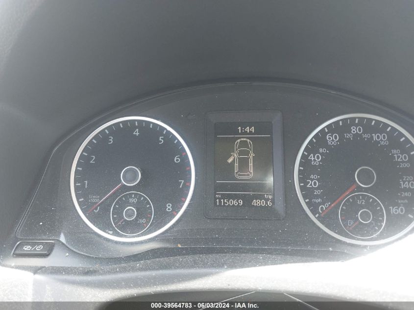 2015 Volkswagen Tiguan S VIN: WVGAV7AX0FW588395 Lot: 39564783