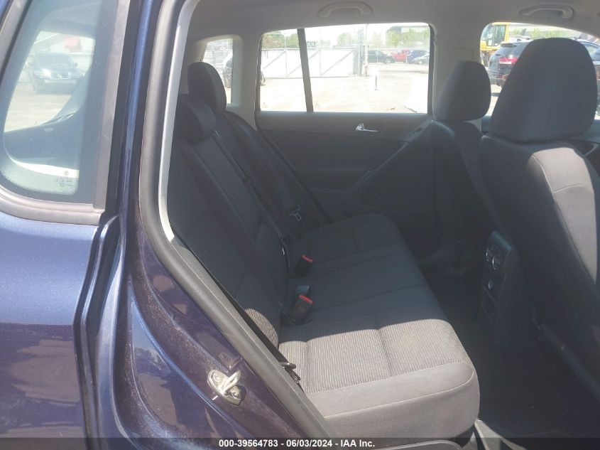 2015 Volkswagen Tiguan S VIN: WVGAV7AX0FW588395 Lot: 39564783