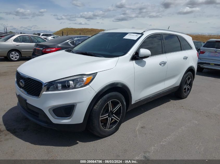 2016 Kia Sorento 3.3L Lx VIN: 5XYPGDA52GG141927 Lot: 39564786