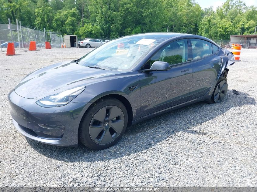 5YJ3E1EB0PF392858 2023 TESLA MODEL 3 - Image 2