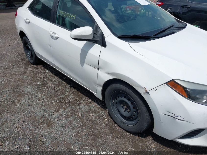 2014 Toyota Corolla L VIN: 2T1BURHE2EC218259 Lot: 39564845