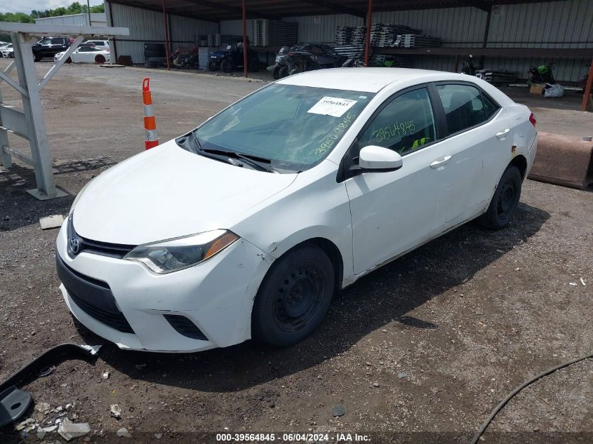 2014 Toyota Corolla L VIN: 2T1BURHE2EC218259 Lot: 39564845