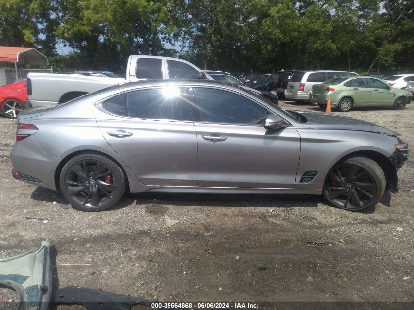 2023 Genesis G70 3.3T Rwd VIN: KMTG54TE1PU121588 Lot: 39564868