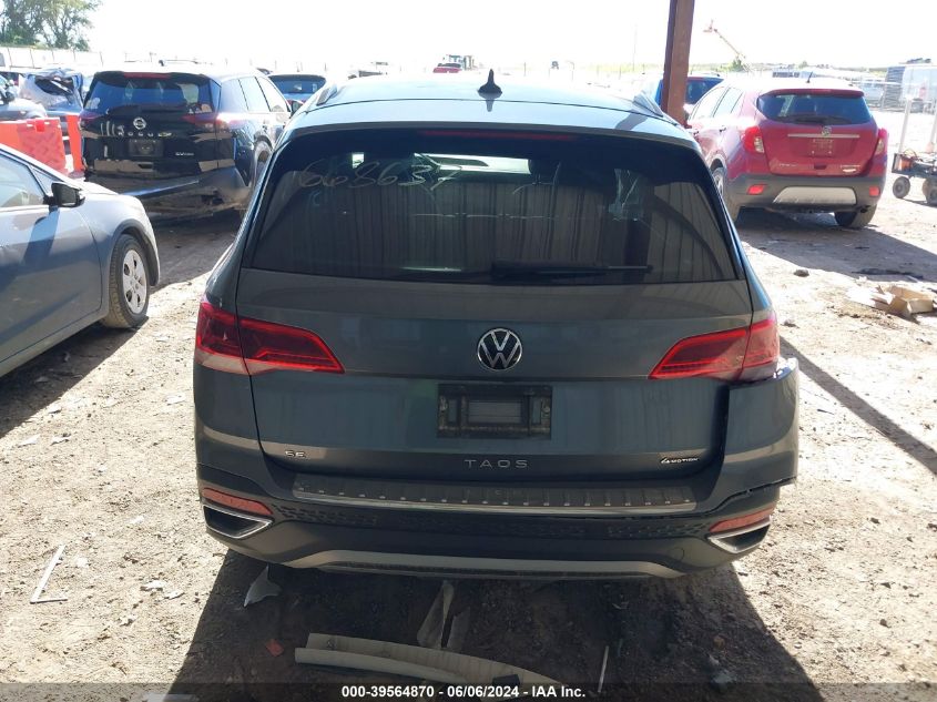 2023 Volkswagen Taos 1.5T Se VIN: 3VVYX7B23PM315311 Lot: 39564870