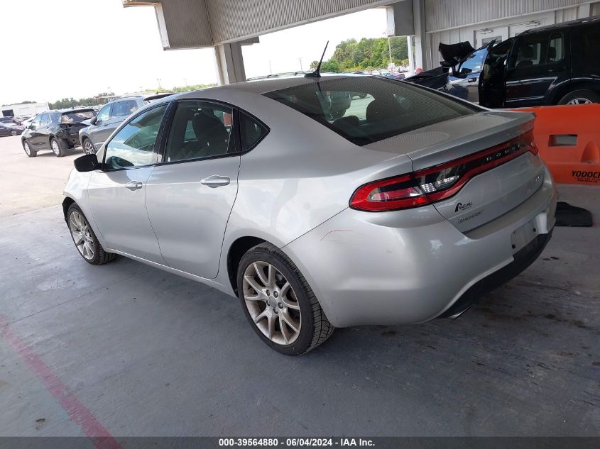 2013 Dodge Dart Rallye VIN: 1C3CDFBA4DD106898 Lot: 39564880