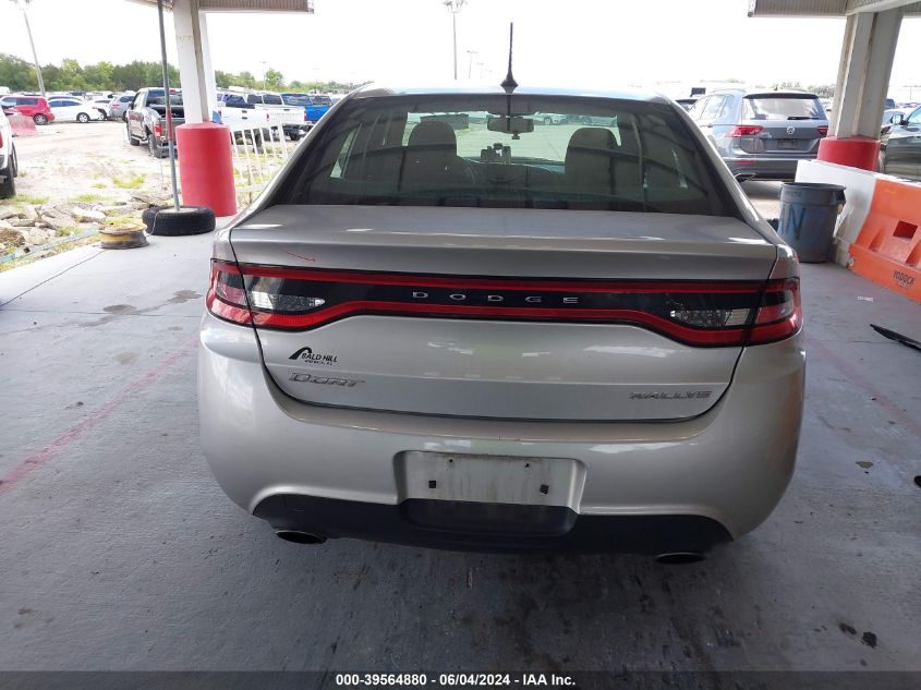 2013 Dodge Dart Rallye VIN: 1C3CDFBA4DD106898 Lot: 39564880