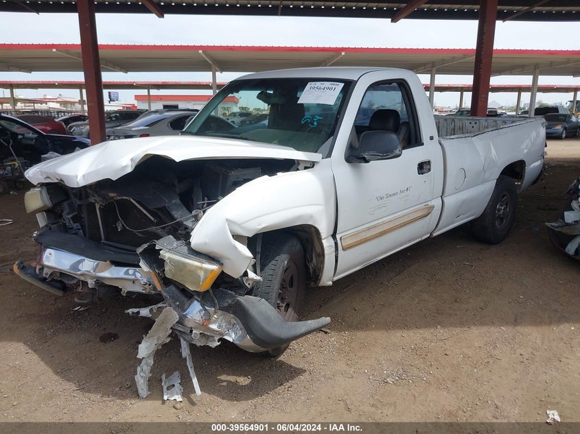 2004 Chevrolet Silverado 1500 Work Truck VIN: 1GCEC14X44Z282607 Lot: 39564901