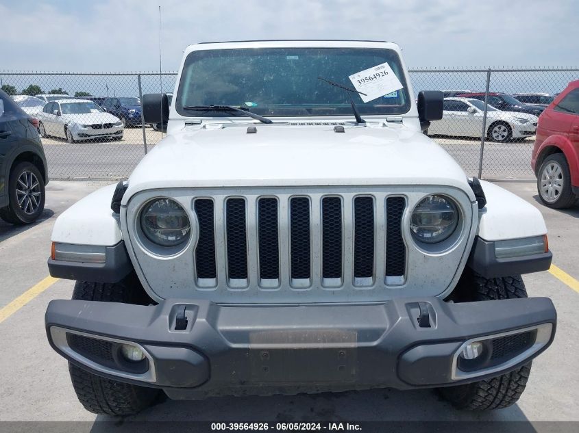 2020 Jeep Wrangler Unlimited Sahara 4X4 VIN: 1C4HJXEN7LW215180 Lot: 39564926