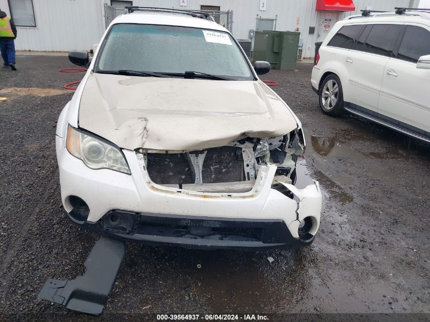 2008 Subaru Outback 2.5I/2.5I L.l. Bean Edition VIN: 4S4BP61C787356203 Lot: 39564937