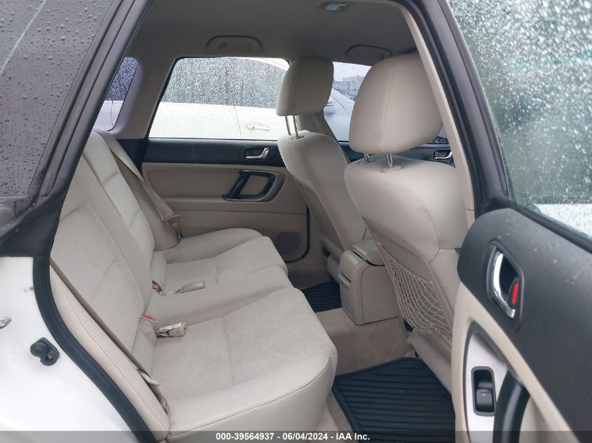 2008 Subaru Outback 2.5I/2.5I L.l. Bean Edition VIN: 4S4BP61C787356203 Lot: 39564937