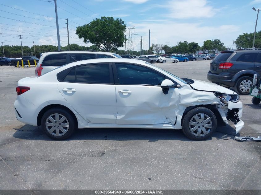 2021 Kia Rio Lx VIN: 3KPA24ADXME403357 Lot: 39564949