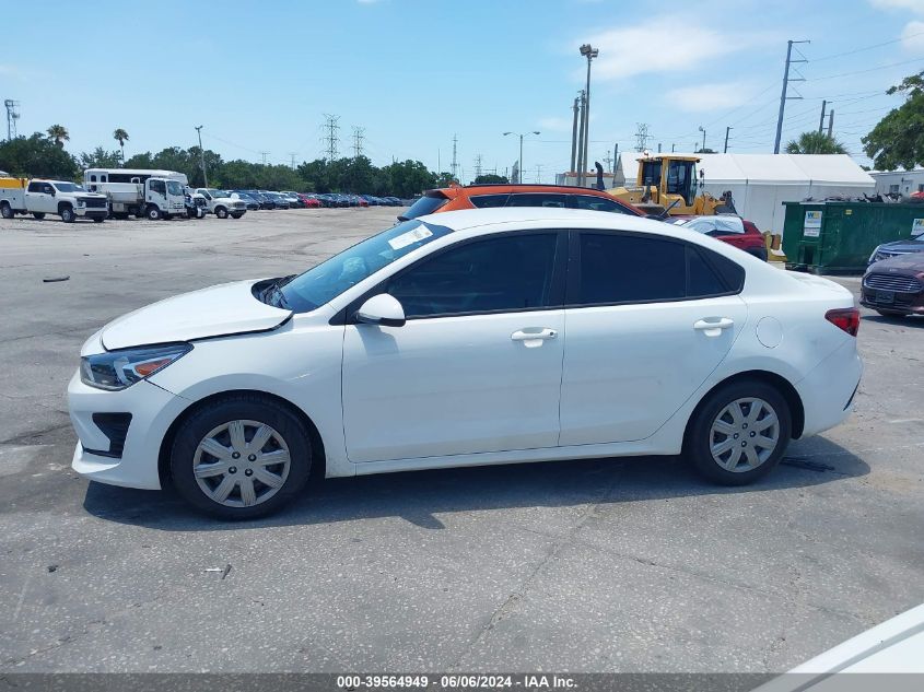 2021 Kia Rio Lx VIN: 3KPA24ADXME403357 Lot: 39564949