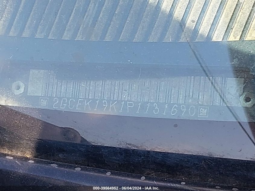 1993 Chevrolet Gmt-400 K1500 VIN: 2GCEK19K1P1131690 Lot: 39564952