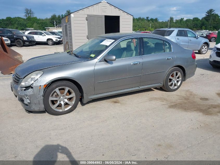 2005 Infiniti G35X VIN: JNKCV51F85M307851 Lot: 39564983